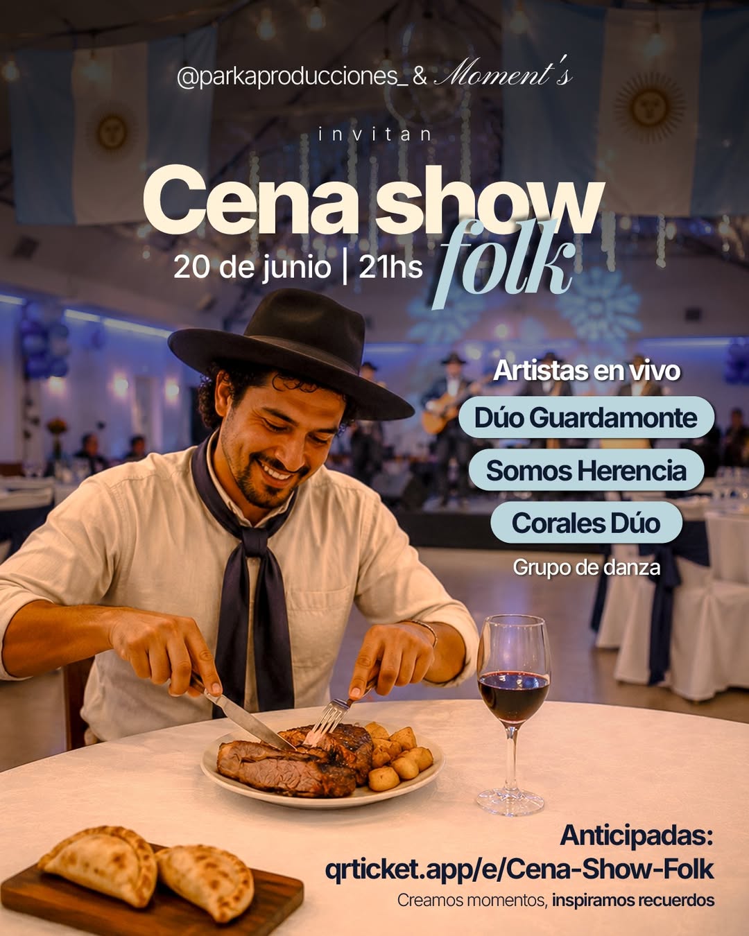 Cena Show Folk: 1ra Edición